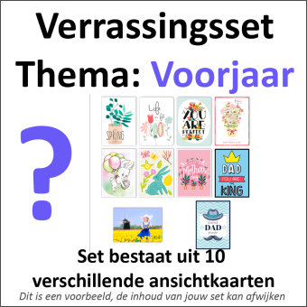 12822 Verrassingsset - thema voorjaar (van 10 kaarten)